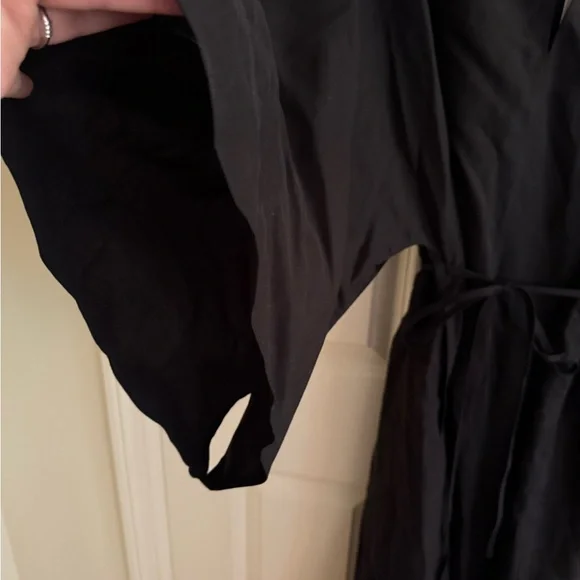 COS Black Tie Waist Dress - Picture 3 of 6